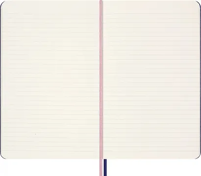 Книга для записей А5, 88 листов в линейку "Le Sakura Large", синяя, обложка текстиль, Moleskine - фото 6