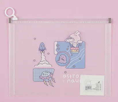 Папка на молнии А5  "Астронавт" ассорти - фото 4