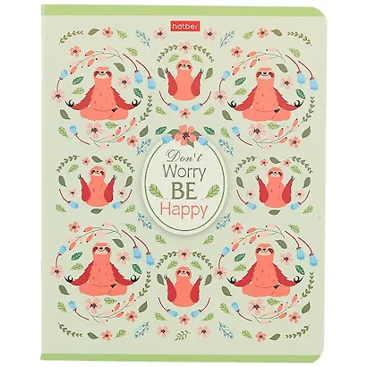 Тетрадь в клетку Hatber, "Ленивцы", 48 листов, в ассортименте - фото 5