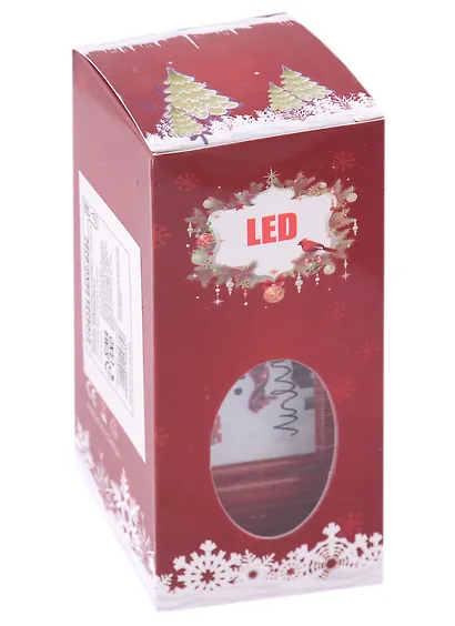 Светодиодная фигура Телефонная будка со снеговиком (пластик) (12х5) - фото 2