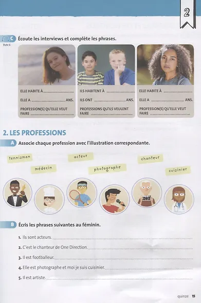 A la une 1. Cahier d'exercices (+CD) - фото 6