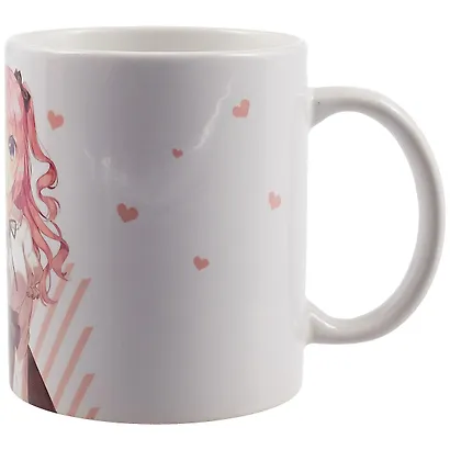 Кружка Аниме Девушка с бантиком (Сёдзё) (керамика) (330мл) (коробка) - фото 3