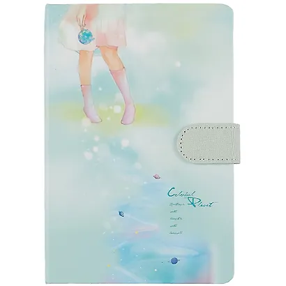 Блокнот с магнитной застежкой Планеты Colorful Planet (224стр) (13х19) - фото 4
