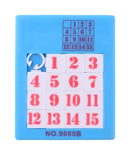 Головоломка "Пятнашки", 15 элементов, 2 цвета микс - фото 1