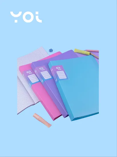 Папки 40ф А4 03шт "Pastel" ассорти, Yoi - фото 2