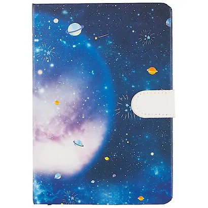 Блокнот с магнитной застёжкой «Космос», 128 листов, 19 х 13 см - фото 1