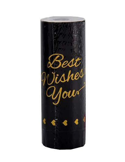 Новогодняя хлопушка с конфетти Чудеса сбываются (черная) - фото 1