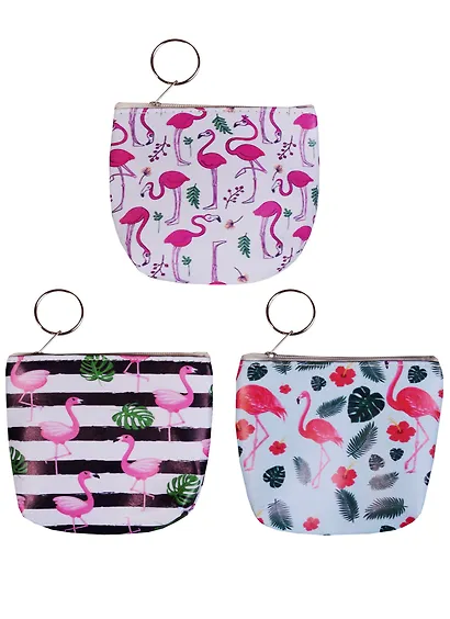 Косметичка-кошелек Фламинго (11х9) (ПВХ) - фото 5