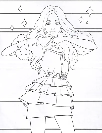 K-POP раскраска - фото 5