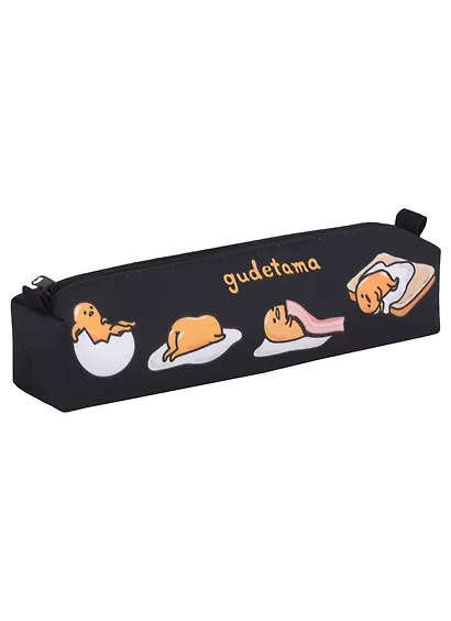 Пенал-косметичка объемный "Gudetama", черно-желтый - фото 1