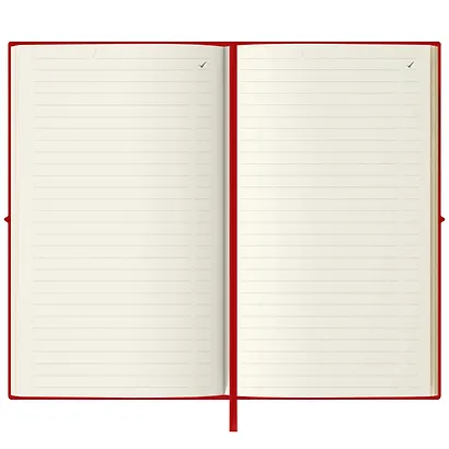 Ежедневник недат. А6 120л "Снейк" коралловый, иск.кожа, тв.переплет, тиснение фольгой, офсет, ляссе - фото 2