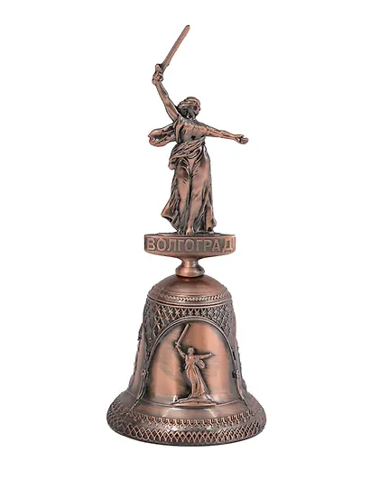 Колокол Волгоград.Родина-Мать (верх-фигурка-039 цв.медь) - фото 1
