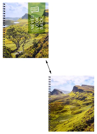 Тетрадь в клетку Listoff, "В горной долине", 96 листов - фото 7