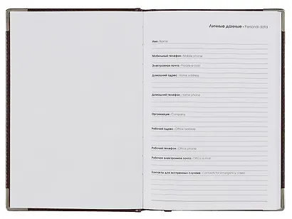 Ежедневник недат. А5 128л "SILVER" коричневый, иск.кожа 7Б, тв.переплет, мет.уголки, тонир.блок, тисн. фольгой, офсет, ляссе - фото 4