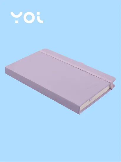 Скетчбук 13 х 21, 80 листов, сиреневый, 140г/м2, слоновая кость, Yoi - фото 2