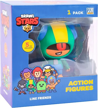 Action-фигурка Brawl Stars, Леон, (11см), (BRW6010A) - фото 1