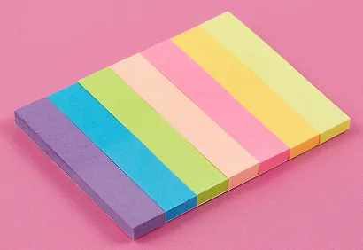 Закладки самоклеящиеся 50*10 мм 7 цветов*40 листов, неон - фото 2