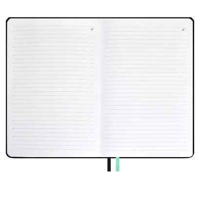 Ежедневник недат. А5 120л "Виннер" мятный, иск.кожа, мягкий переплет, блинт.тиснение, шелкография, офсет, ляссе - фото 8