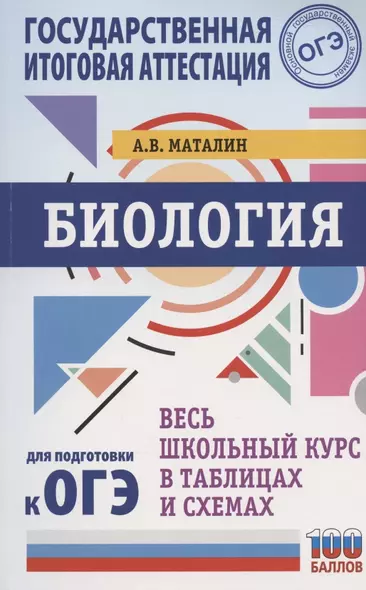 Биология. Весь школьный курс в таблицах и схемах для подготовки к ОГЭ - фото 1