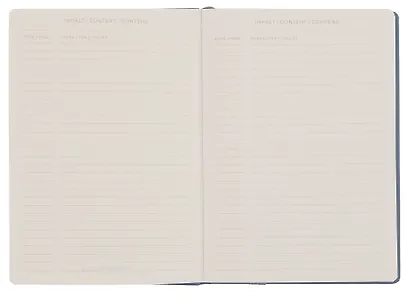 Книга для записей A5, 125 листов, нелинованная "Rising Colours", твердая обложка, цвет, цвет синий камень, Leuchtturm1917 - фото 6