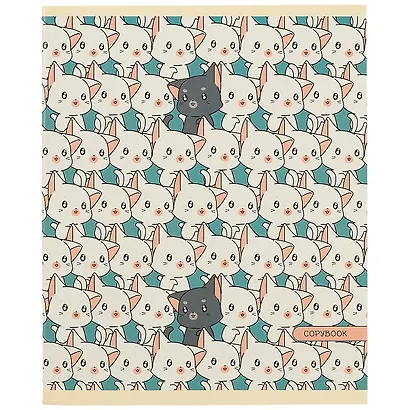 Тетрадь в клетку Unnika, "Кошачьи истории", 48 листов, в ассортименте - фото 3