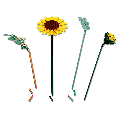 11502 Конструктор LEGO Botanicals Букет Подсолнухов, 686 деталей, возраст 18+ - фото 7