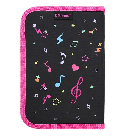 Пенал 1 отделение "Headphones" с наполнением, 21*14 см, 24 предмета - фото 3