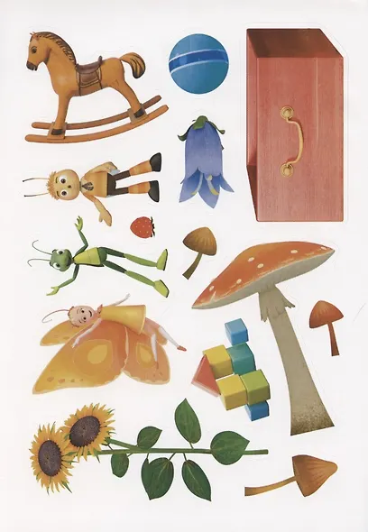 Развивающая книжка с многоразовыми наклейками и стикер-постером № МНСП 2006 "Лунтик. В гостях у Лунтика" - фото 5