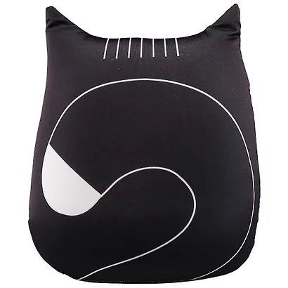 Игрушка-антистресс Котик черный (38х30) (АН2017-3) - фото 2