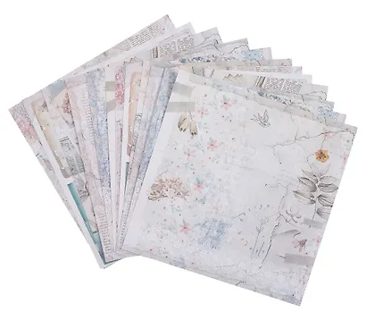 Бумага для скрапбукинга "Остров сокровищ", "В бежевых тонах", 30 х 30 см, двусторонняя, 12 листов - фото 2