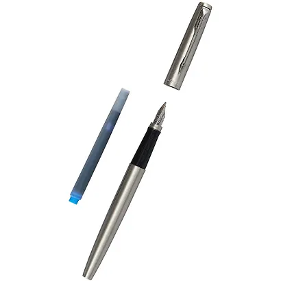 Ручка перьевая Parker, Jotter Stainless Steel CT, подарочная - фото 2