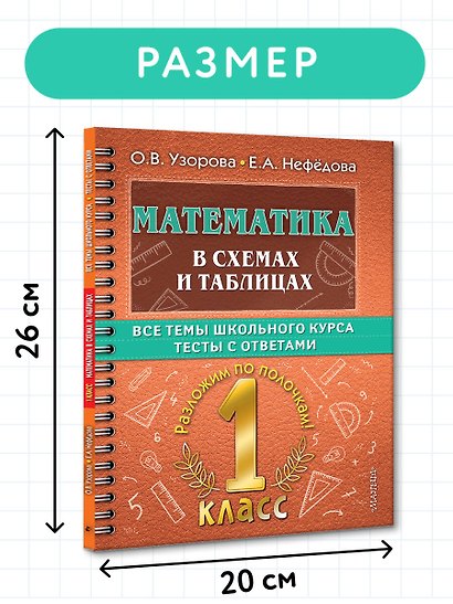Математика в схемах и таблицах. Все темы школьного курса. Тесты с ответами. 1 класс - фото 7