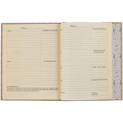 Дневник для муз.школ "Дизайн 8 (22)" 7БЦ, мат.ламинация, тиснение золот.фольгой - фото 2