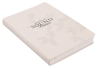 Ежедневник дат. 2026г. А5 176л 140x200 мм "Shadow" бежевый, иск.кожа, интегр.переплет, тонир.блок, карман, шелкография, цвет.обрез, 2 ляссе, скругл.углы - фото 2