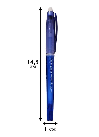 Ручка гелевая Paper Mate, Erasable, пиши-стирай синяя - фото 2
