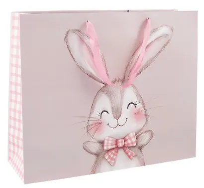 Пакет А3+ 40*50*15 "Зайчик" дет., бум.мат.ламинат - фото 1