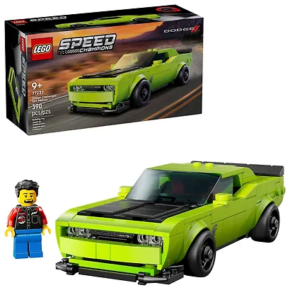 77237 Конструктор детский LEGO Speed Champions Автомобиль Dodge Challenger SRT Hellcat, 390 деталей, возраст 9+ - фото 1