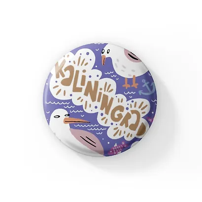 Значок Калининградские чайки (ZZS-01353) - фото 1