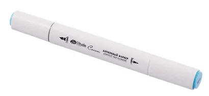 Маркер акриловый "Сонет" церулеум, двусторонний, перо кисть/пуля - фото 3