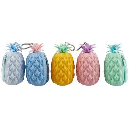 Пенал на молнии «Ананас», 7 х 12.5 см - фото 3