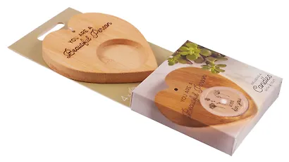 Набор чайных свечей с подсвечником Сердце Beautiful person (4 штуки) - фото 2