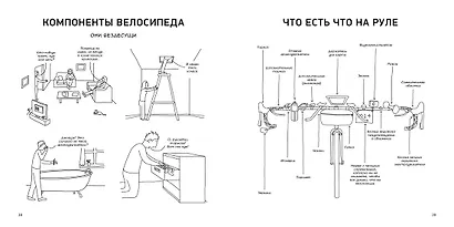 Велосипед. Краткий курс в комиксах. Иллюстрированный путеводитель по жизни на двух колесах - фото 6