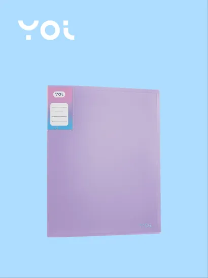 Папка 2 кольца А4 40 мм "Pastel" пластик 0,7 мм, Yoi - фото 3
