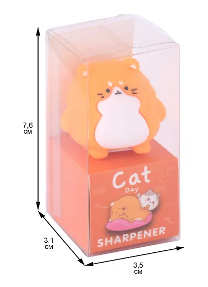 Точилка с ластиком "Cute cat", в ассортименте - фото 2