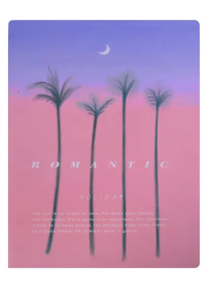 Тетрадь В5 36л лин. "Romantic" сшивка, ассорти - фото 1