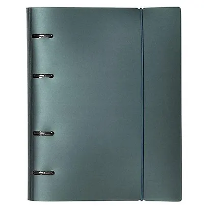 Тетрадь на кольцах в клетку Hatber, Metallic, 120 листов, в ассортименте - фото 7