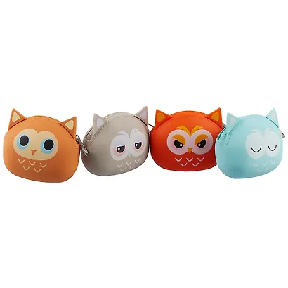 Монетница-кошелек Сова (9 см) (силикон) (12-07961-000756) - фото 3