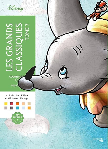 Coloriages mysteres Disney Les grands classiques Tome 7 Раскраска Волшебный мир Диснея Великая классика том 7 /Книги на английском языке - фото 1