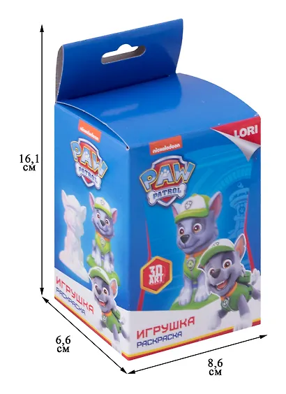 3D Art. Игрушка-раскраска "Щенячий патруль. Рокки" - фото 2