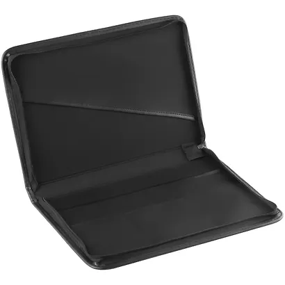 Папка деловая "Granada" 250*350 кожзам, черная, объемная, 1 отделение, с зажимом - фото 8